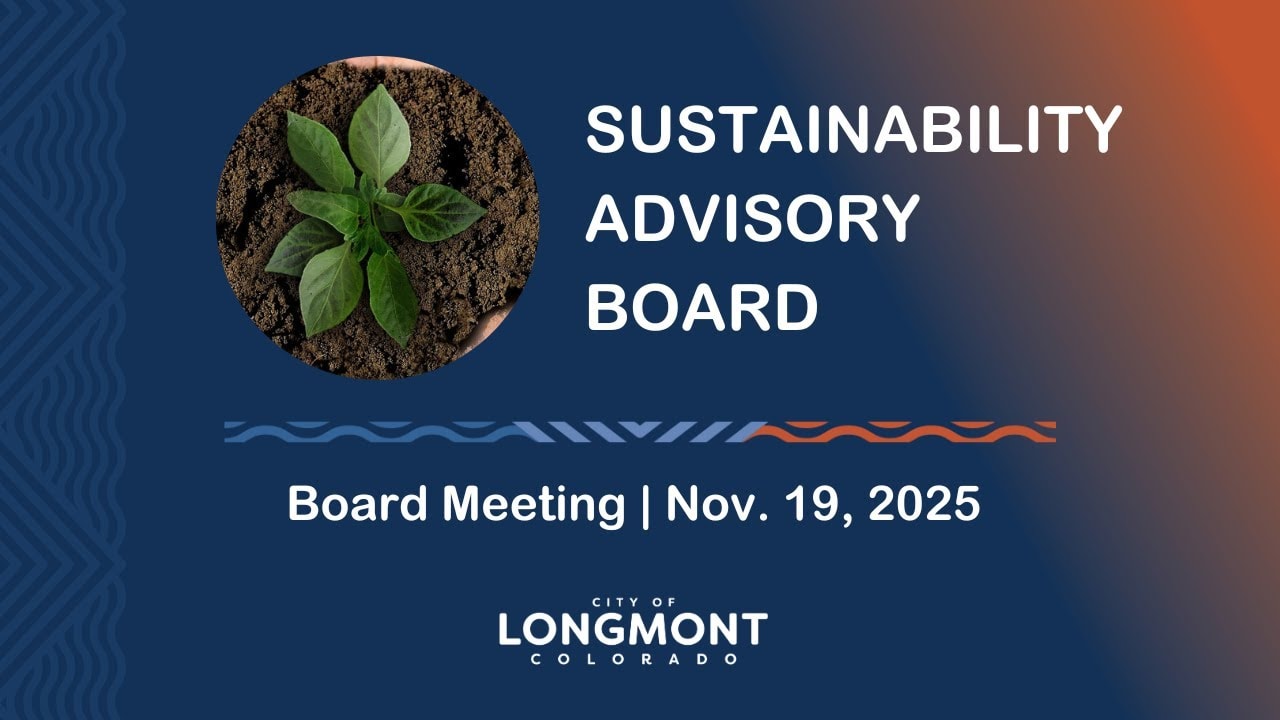 video thumbnail for 'Sustainability Advisory Board Meeting, Nov. 19, 2025'